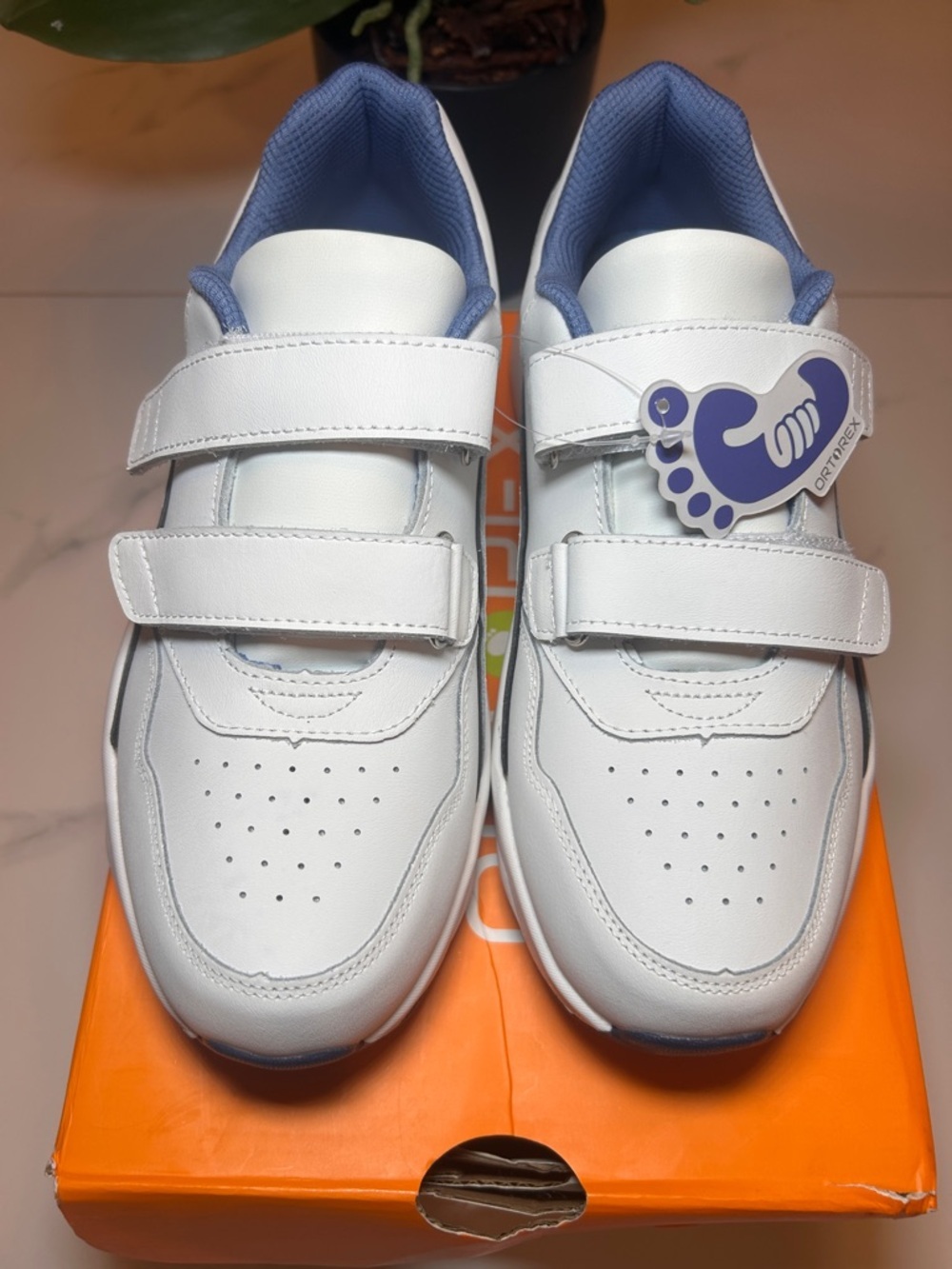 ORTOREX Women Diabetic Leather Orthopedic Walking Shoes Wide Toe Box Shoes Sz 9 - Picture 11 of 15